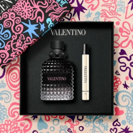 Fragancia Masculina Valentino Born In Roma EDT 50ML + 10ML Set de Regalo
