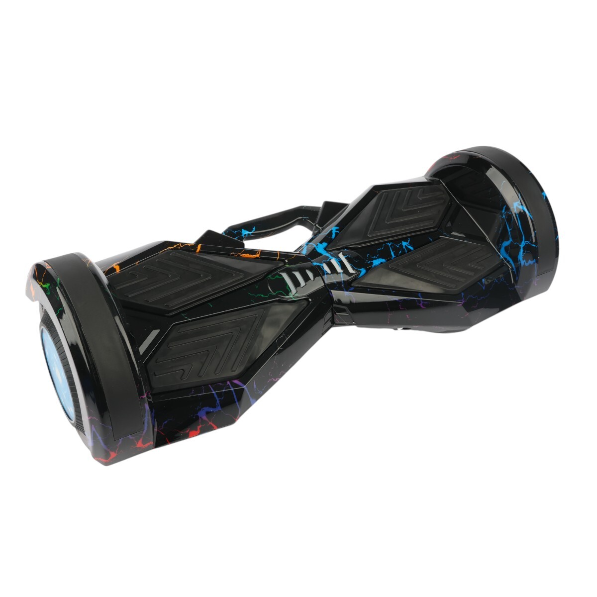HOVERBOARD CON RUEDAS DE 8"" DISEÑO COOL BLACK + RODILLERAS 
