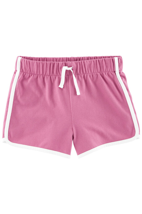 Short deportivo rosado Sin color