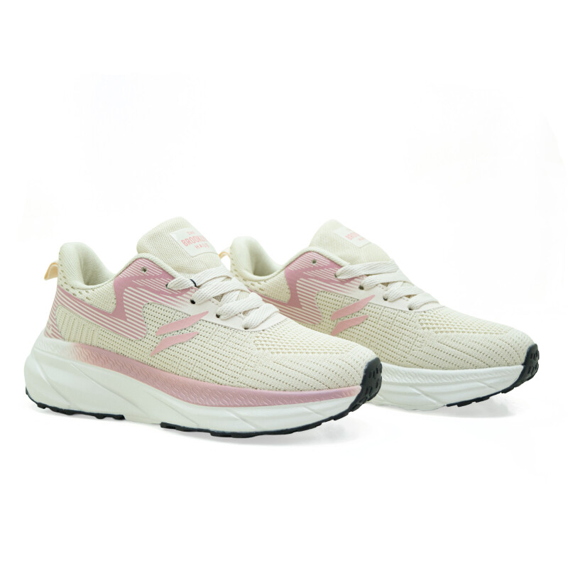 Championes Deportivos The Brooklyn Haus de Mujer - VELTRIX Beige-rosado