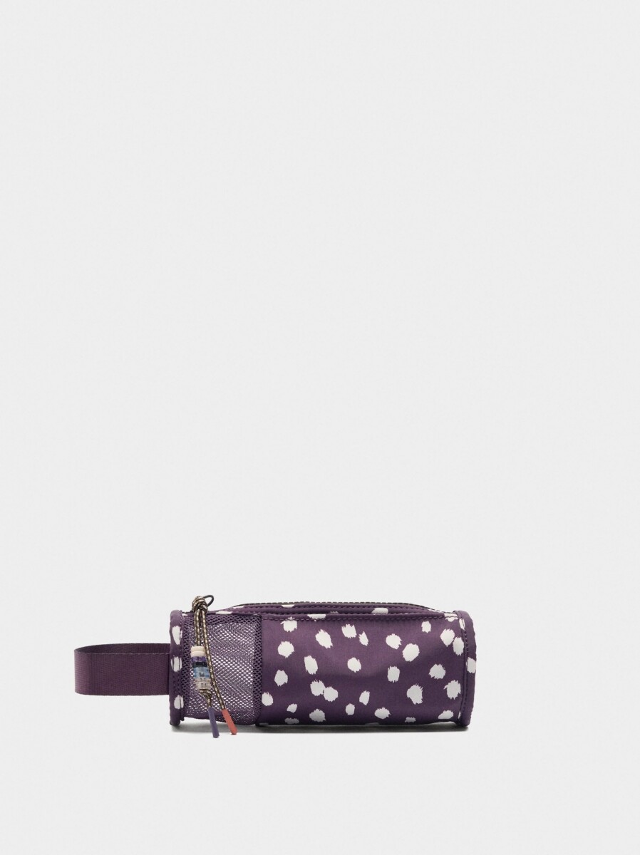 Estuche De Nylon Estampado - multicolor 