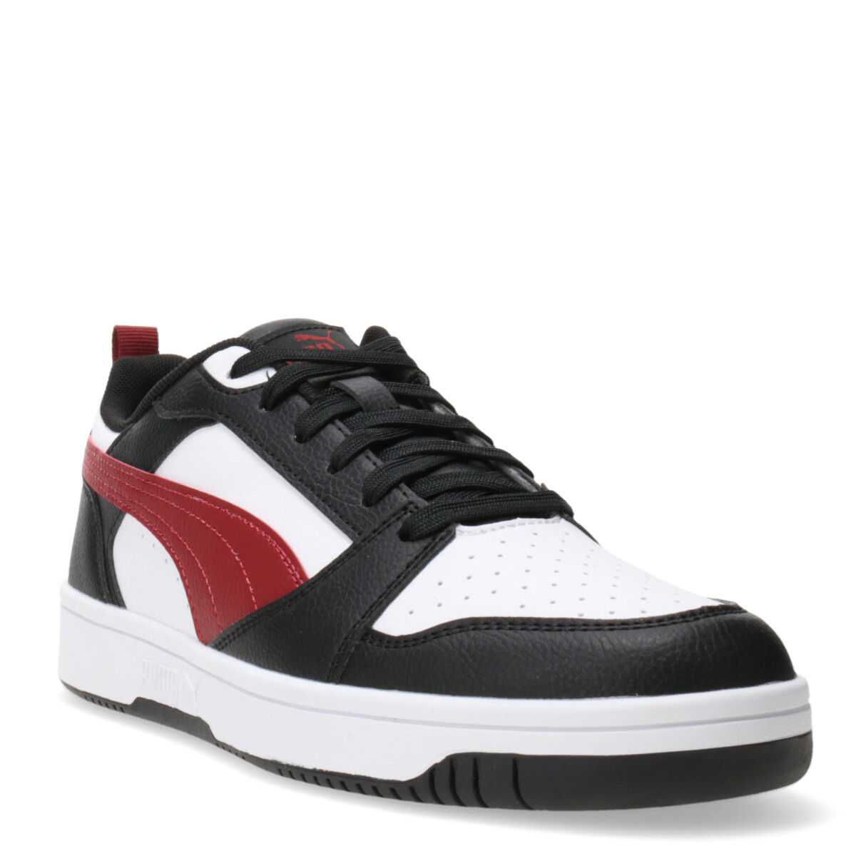 Championes de Hombre Puma Rebound V6 Low - Blanco - Negro - Rojo 