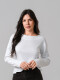 REMERA LANA BLANCO