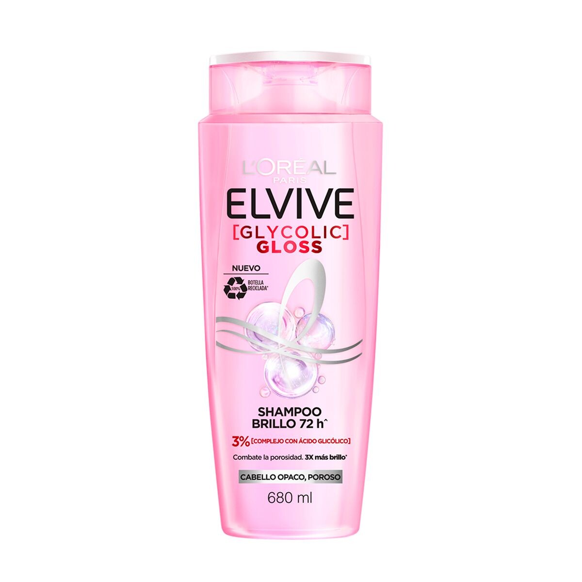 ELVIVE SHAMPOO GLYCOLIC GLOSS 680 ML. 