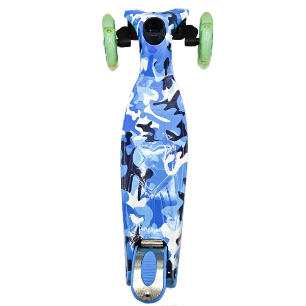 Monopatin Tripatin Scooter Luces Regulable Infantil Niños Variante Diseño Azul
