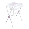 Bañito Catre Plegable para Bebe con Cambiador Bebesit Shower Rosa