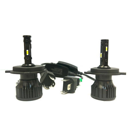 LAMPARA - LED M43 H4 4 CARAS 9-32V 6500K 5000LM JUEGO X2 DUNCAN LAMPARA - LED M43 H4 4 CARAS 9-32V 6500K 5000LM JUEGO X2 DUNCAN