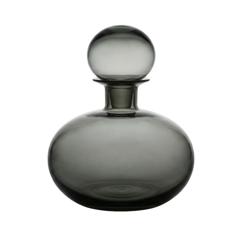 BASE DE VIDRIO NEGRO C/TAPA 18X28CM Unica