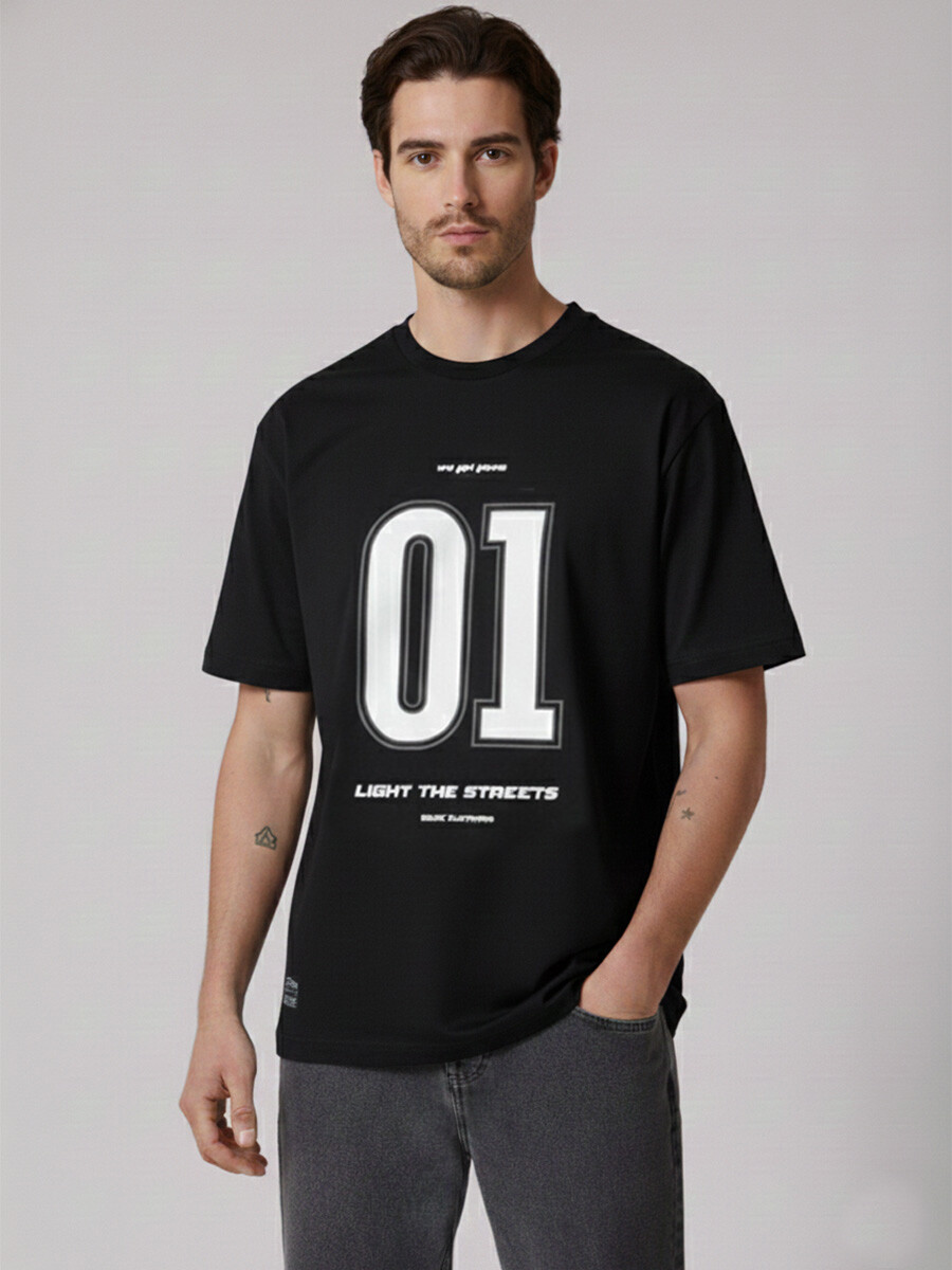 T-SHIRT SHORIA DIXIE Negro