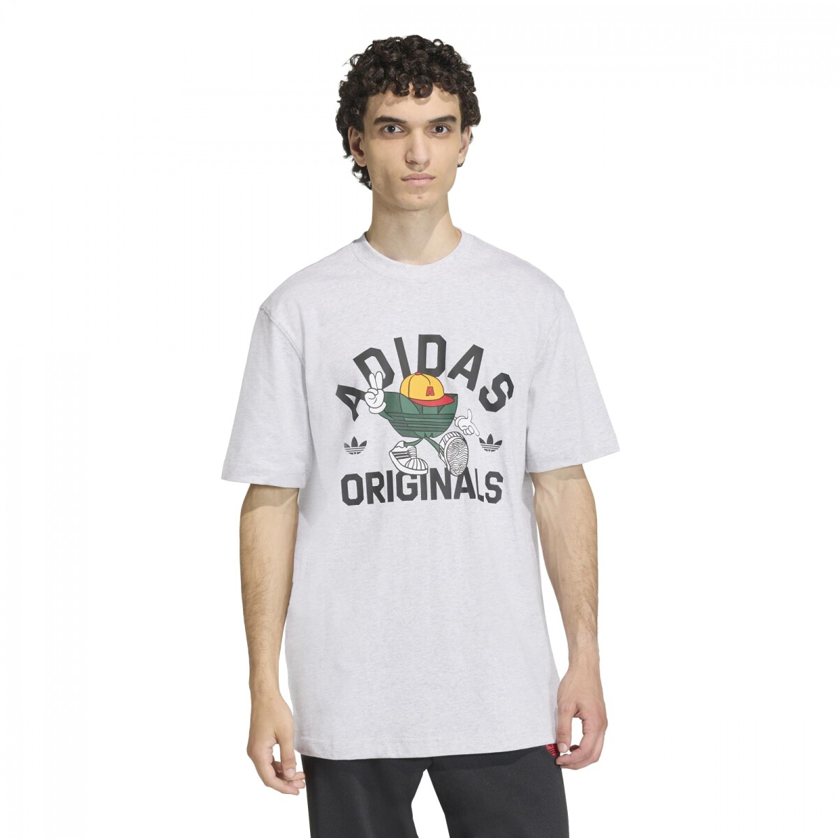Remera Adidas GFX T Hombre KS7617 - Gris 