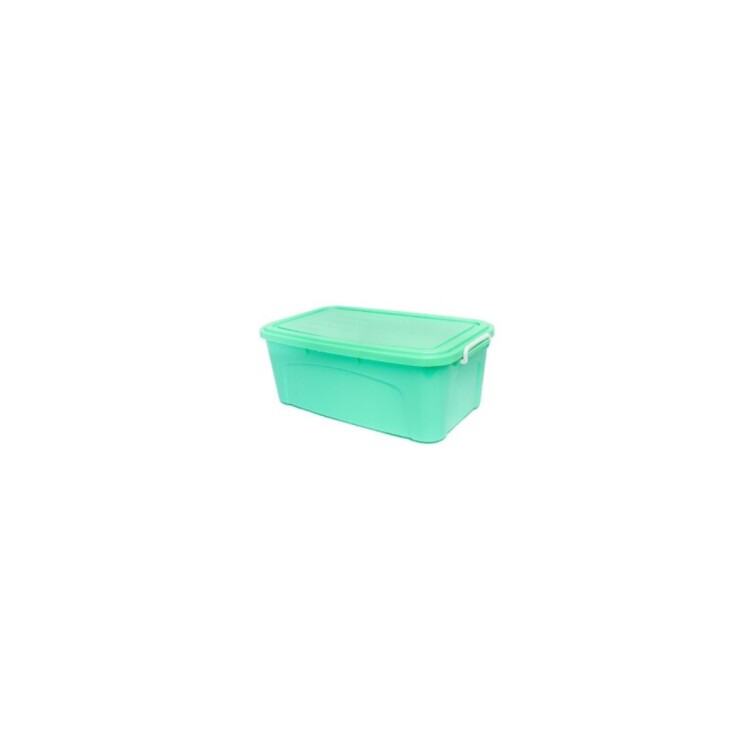 CAJA ORGANIZADORA APILABLE 54 LITROS VERDE Verde