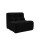 Sillón Sofá Lumax Modelo Tuuvi en caja Compactado Negro