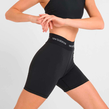 Short NB Sleek High Rise Sport 5'' de Mujer Negro