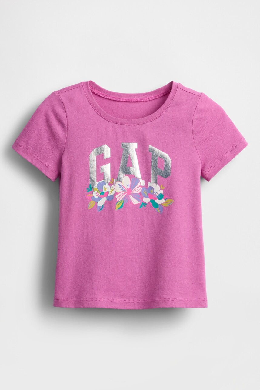 Remera Logo Gap Toddler Niña Budding Lilac