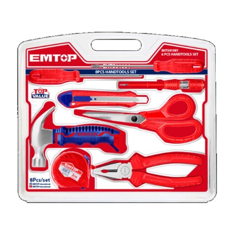Juego De Herramientas Emtop Manuales 8 Piezas Juego De Herramientas Emtop Manuales 8 Piezas