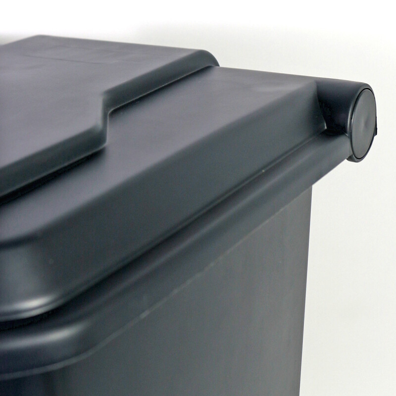 BASURERO PLAST NEGRO C/PEDAL 47.5X41.5X68.5CM Unica