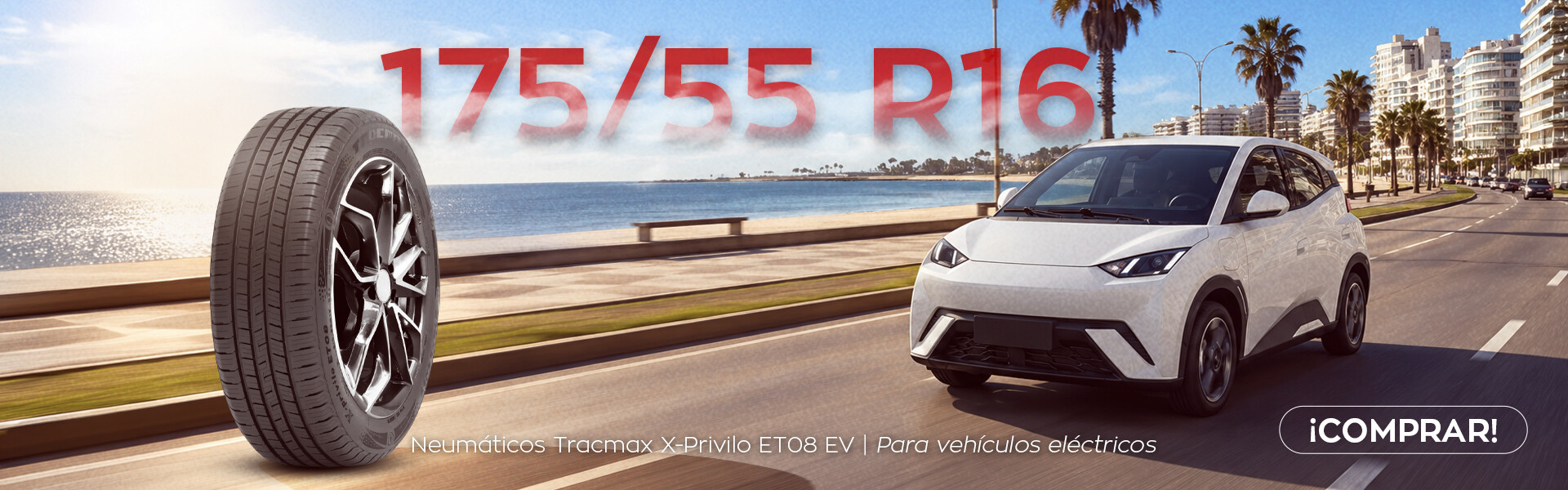 Tracmax X-Privilo ET08 EV 175/55 R16 para vehículos eléctricos