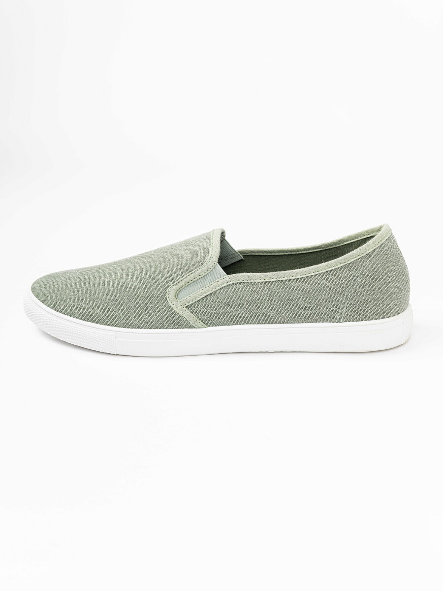 Zapatilla canvas - verde 