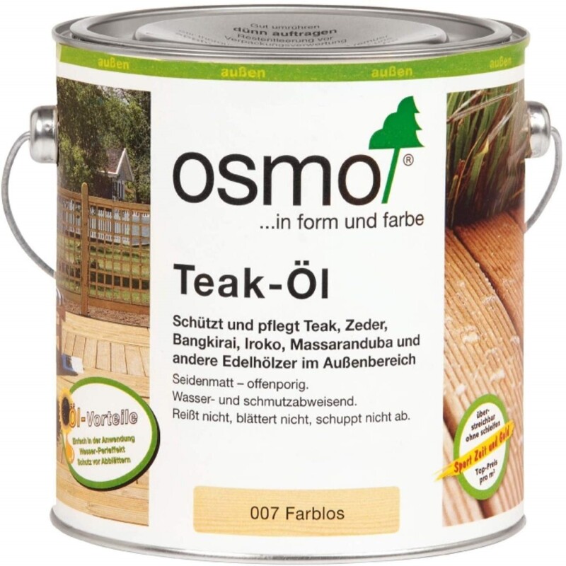 OSMO 007 DECKING 12 UV TEKA INCOLORO 2.5 LT N/A