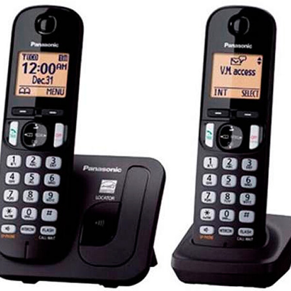 TELEFONO LINEA PANASONIC KX-TGC 212 -2 Bases- Capt Sin color