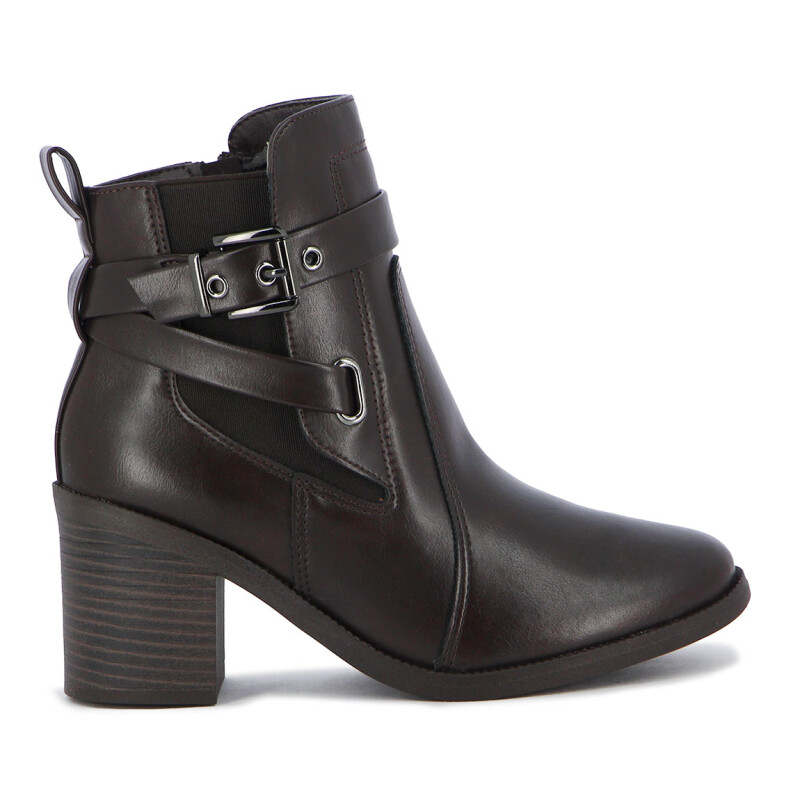 Bota Comfortflex Taco 7.5cm Cafe