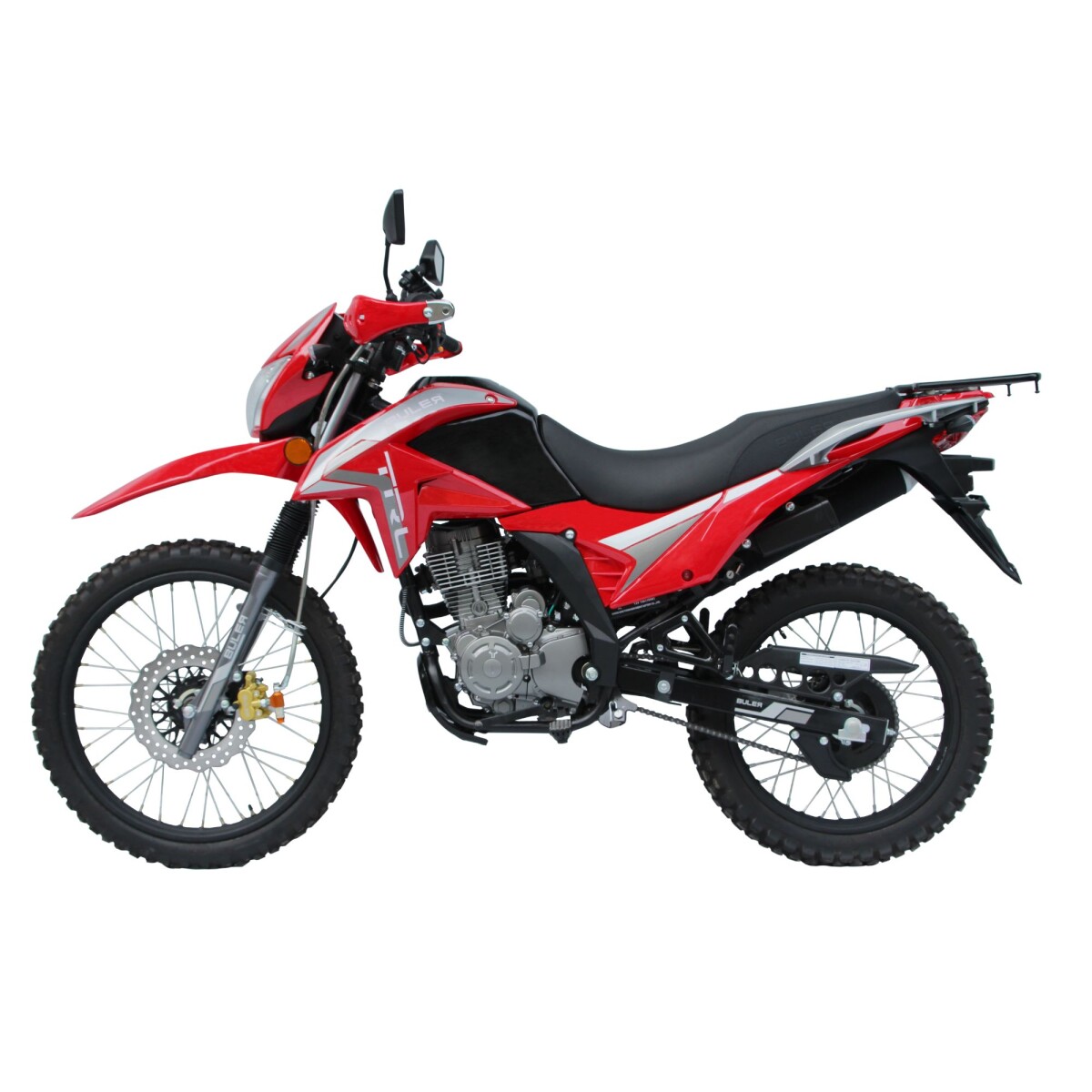 Motocicleta Buler Trail TRL 200cc c/Rayos - Rojo 