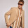 Saco pique beige