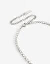 Collares Cortos Piedras Collar Tennis De Acero Con Cubic - Plateado
