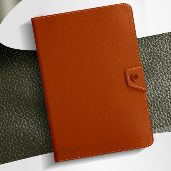 Estuche Funda Protector Soporte Tablet 10.1 10 9 Simil Cuer Color Variante MARRON