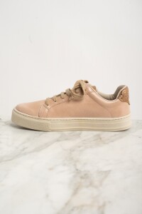Zapatilla Cuero Rosa Viejo