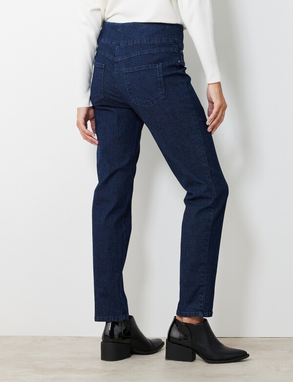 Jegging Pretina Ancha JEAN OSCURO