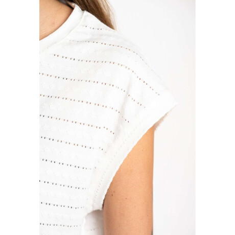 Remera Manga Corta Texturada Algodn Nacar