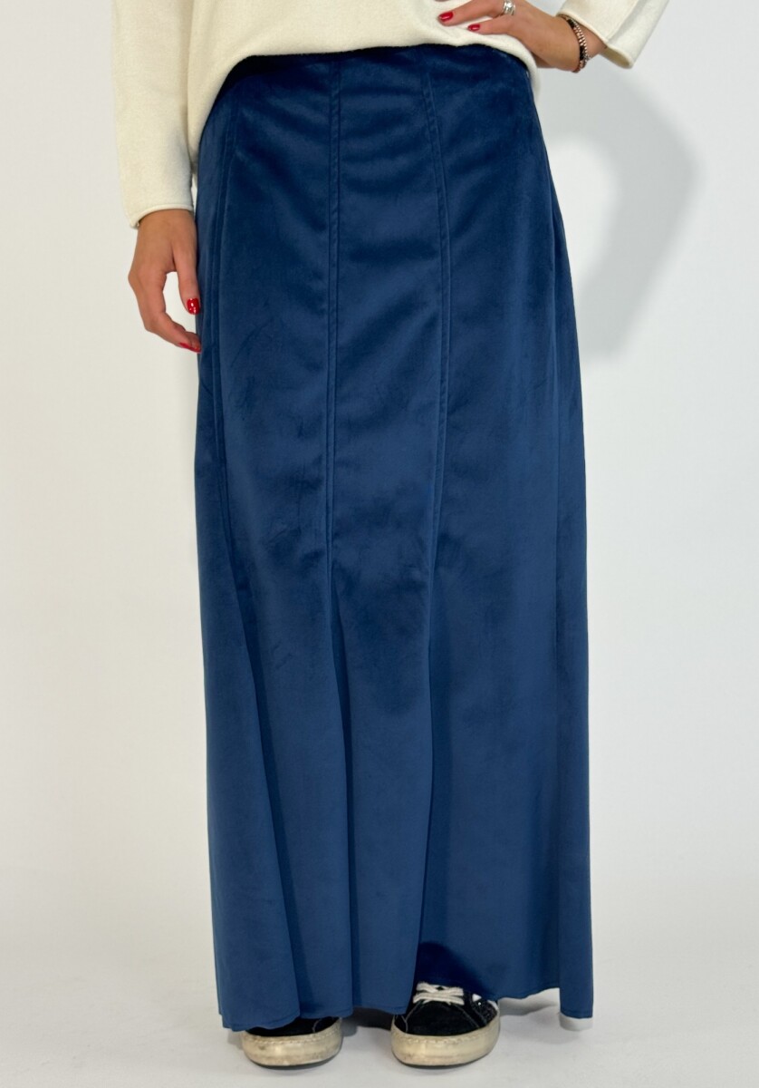 POLLERA ADELE - AZUL 