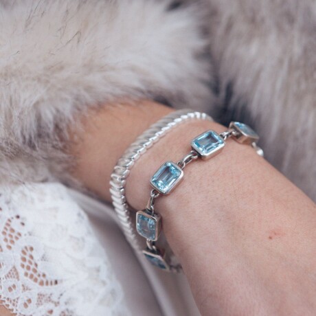 Pulsera Burkina N2 Topacio - Plata 925 Pulsera Burkina N2 Topacio - Plata 925