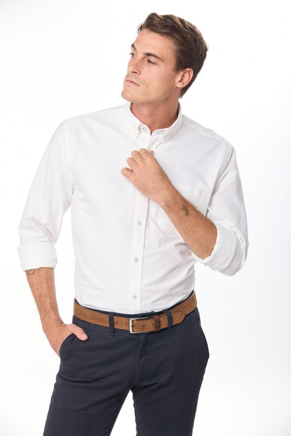 CAMISA SPORT OXFORD Blanco
