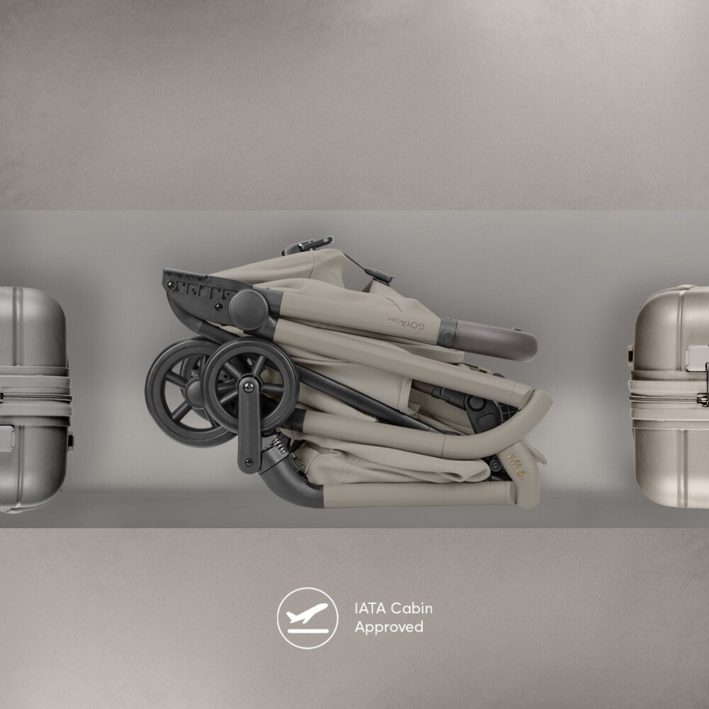 Coche ultra compacto GOYA CABIN kikkaboo champagne Coche ultra compacto GOYA CABIN kikkaboo champagne