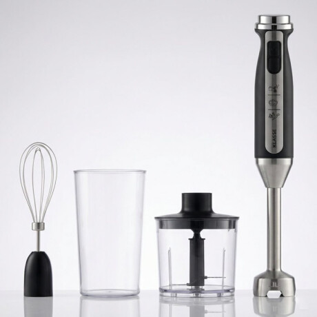 Mixer de acero inoxidable Klasse | 3 En 1 | Batidor, picador y vaso medidor Mixer de acero inoxidable Klasse | 3 En 1 | Batidor, picador y vaso medidor