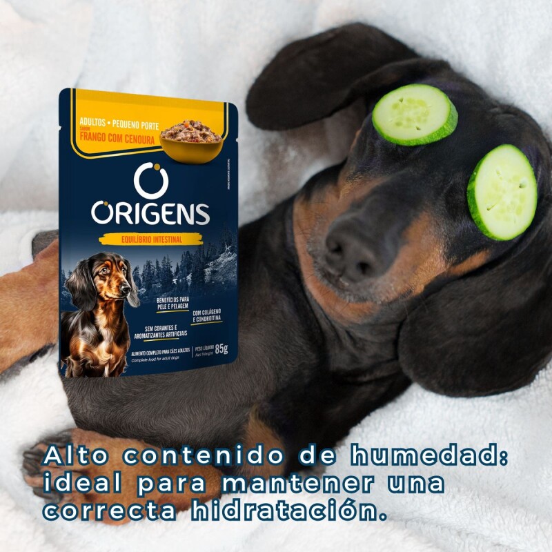 SALSA ORIGENS PERRO ADULTO 85 GR RAZAS PEQUEÑAS POLLO
