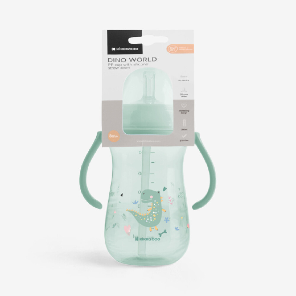 Vaso sorbito DINO Kikkaboo verde