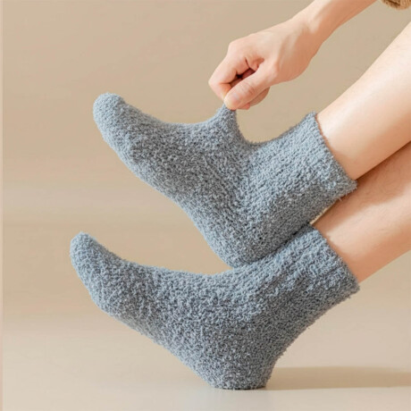 Set X12 Pares Medias Polares Color Unisex Abrigadas Dep006012-x12