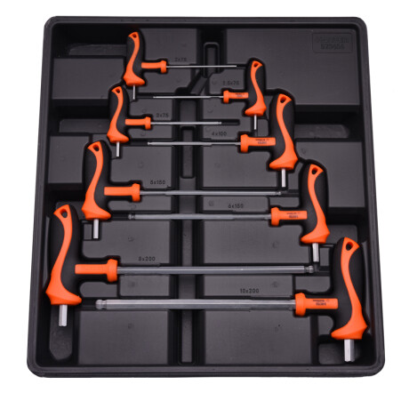 JUEGO DE LLAVES T ALLEN CON MANGO 8 PZAS PRO HARDEN ++ Sin color