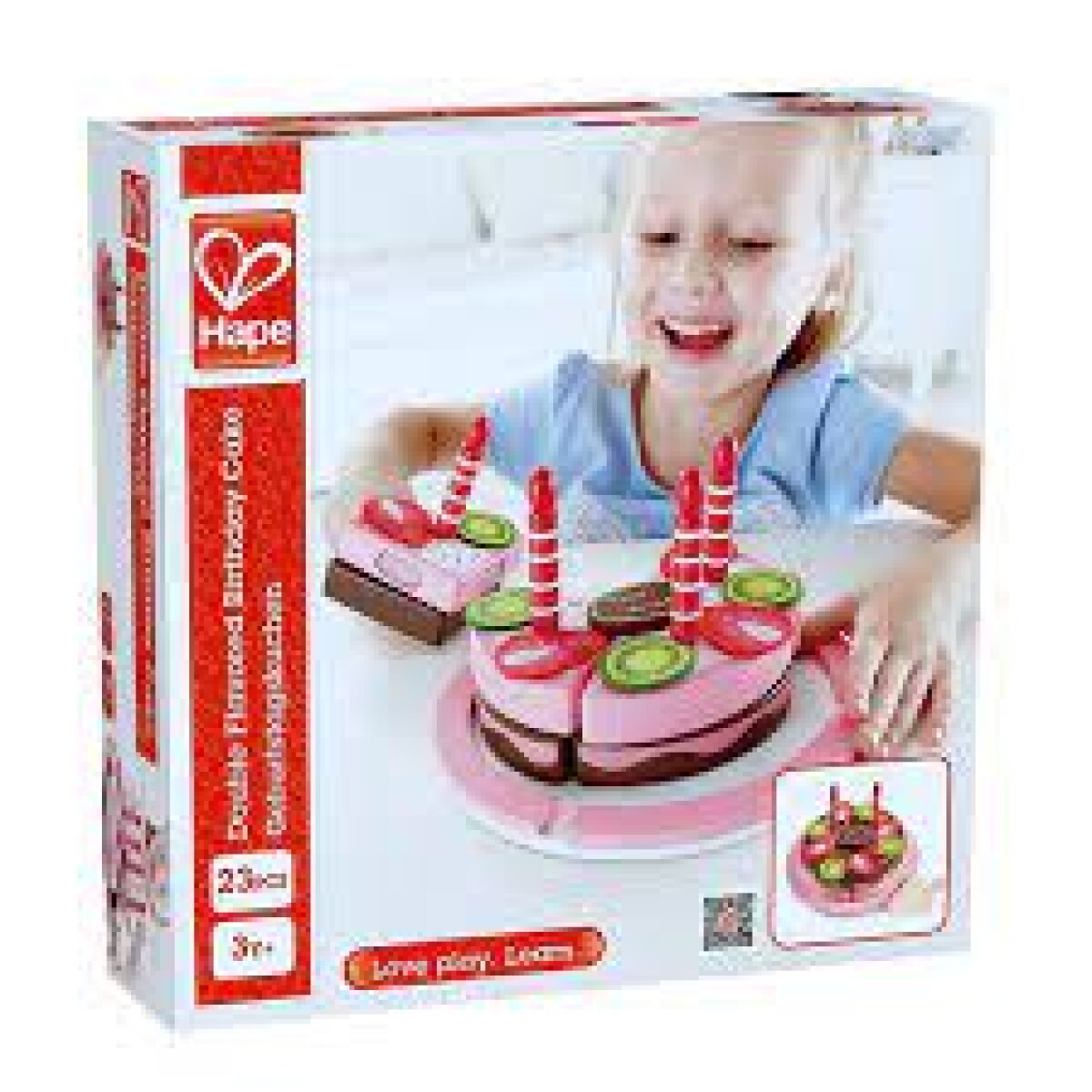 Hape Pastel de cumpleaños de doble sabor 