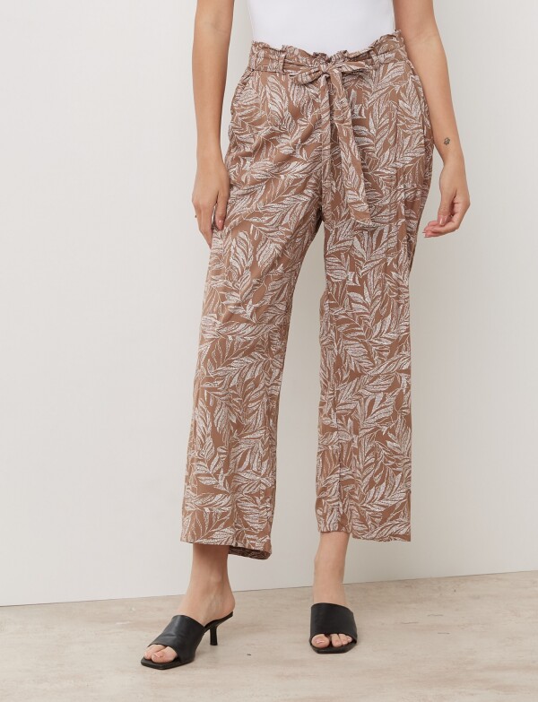 Pantalon Lazo MARRON/MULTI
