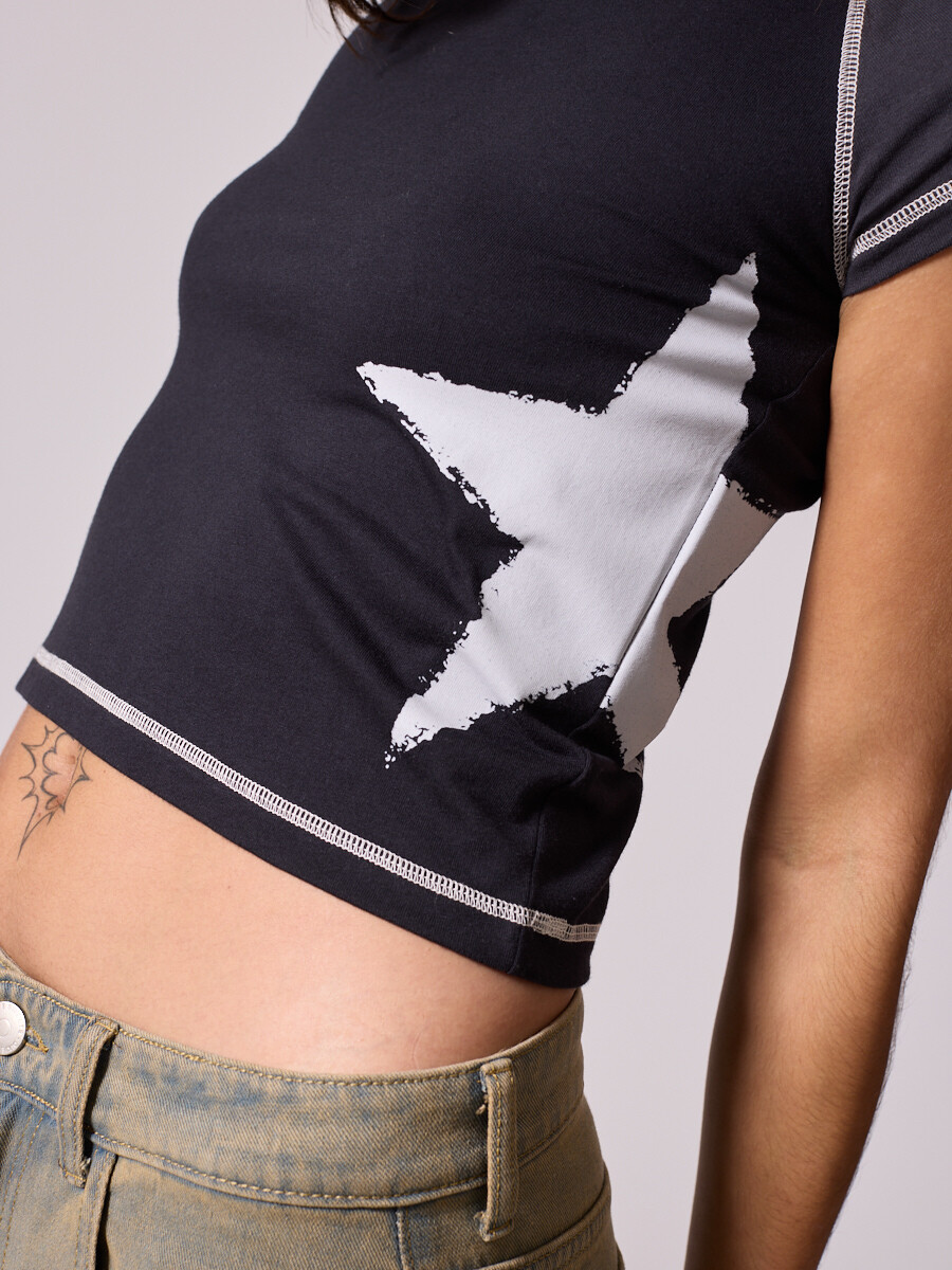 T-SHIRT MELMAN DIXIE Negro