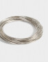 Pulseras Rígidas Sets De metal Set De Pulseras - Plateado Niquel