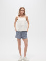 Musculosa Lucica Marfil / Off White