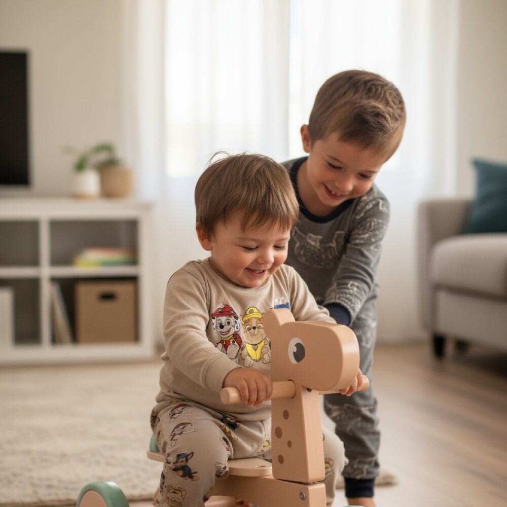 Buggy triciclo madera cloudy montessori BUBA Buggy triciclo madera cloudy montessori BUBA