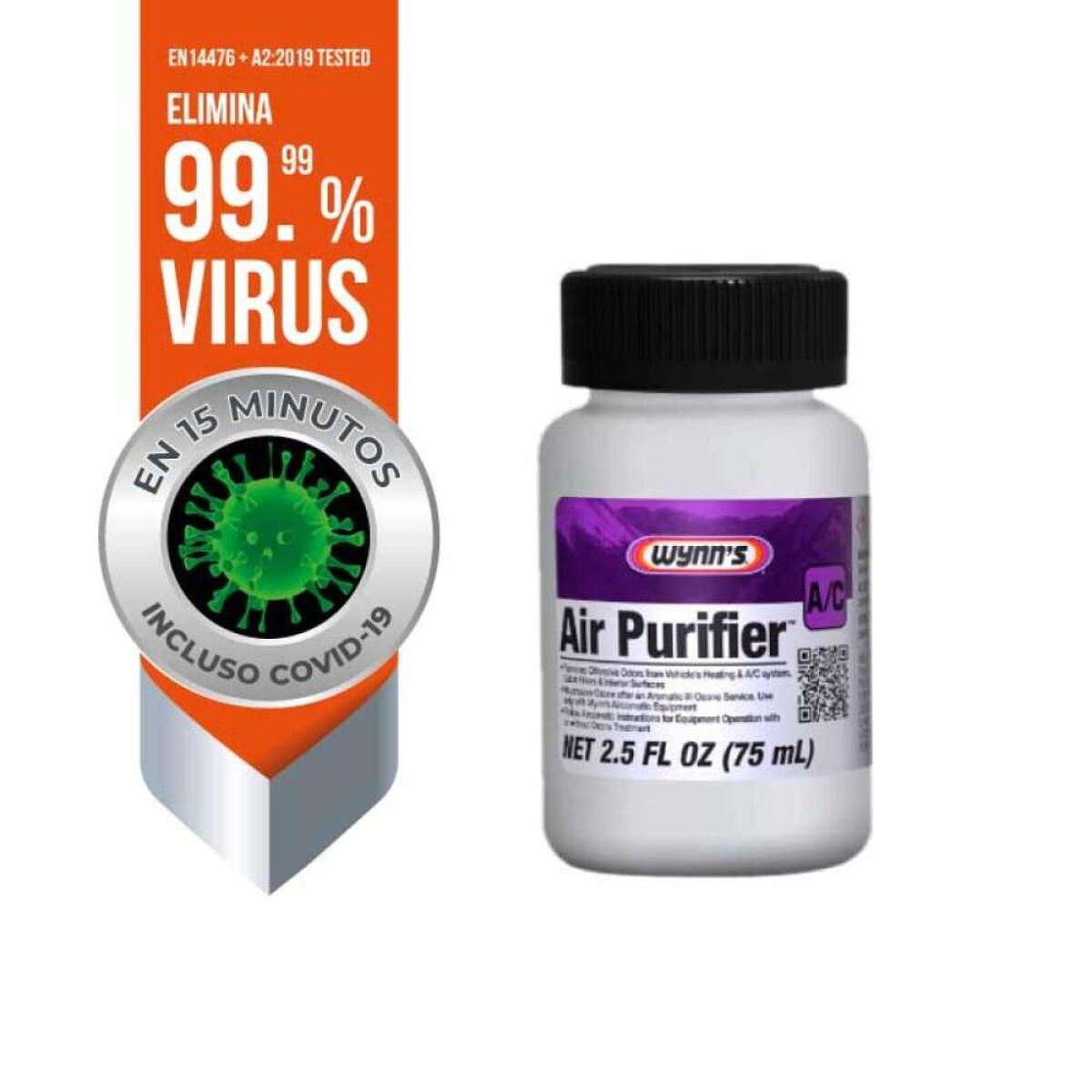 Tratamiento Desodorante Perfumador Auto - Air Purifier Wynns 