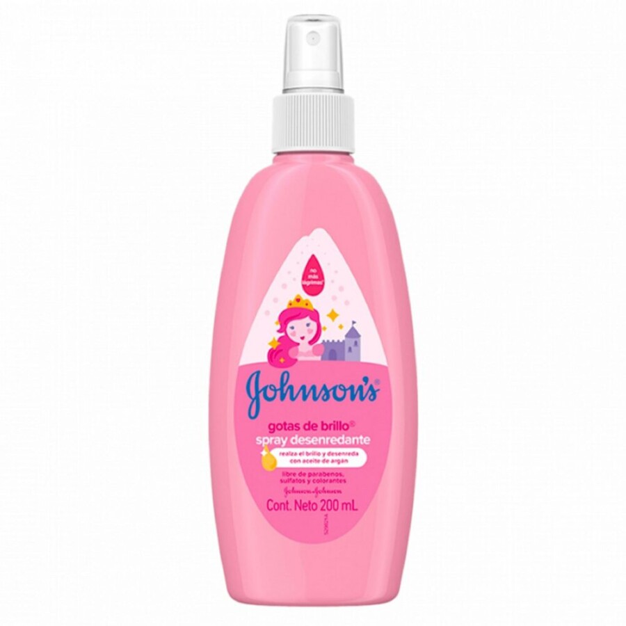 Spray para Peinar Gotas de Brillo 200 ml - Johnson's Spray para Peinar Gotas de Brillo 200 ml - Johnson's
