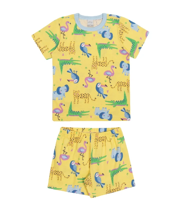 PIJAMA CORTO 19193 Amarillo